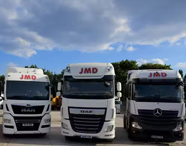 Photo of three JMD lorries