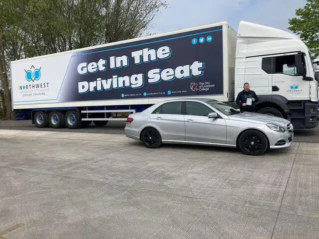 Driver training lorry